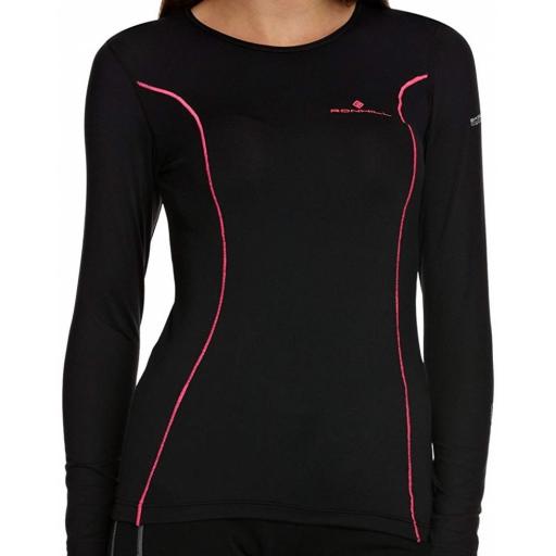 Ronhill Women's Base Thermal 100 Long Sleeve T-Shirt - Black