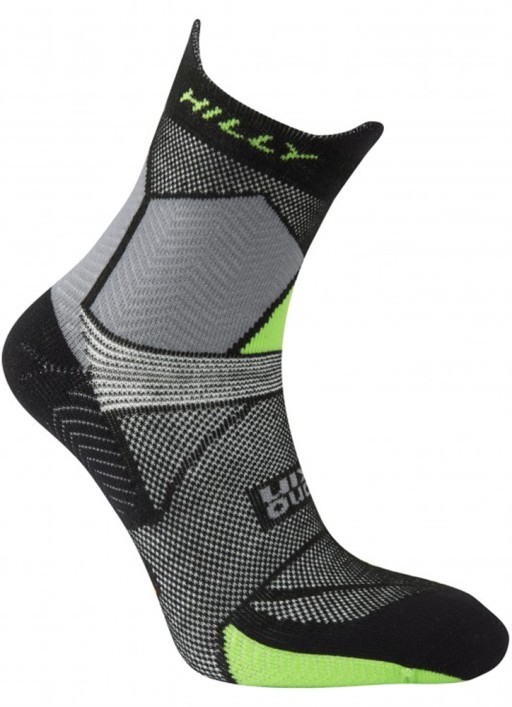 Hilly Ultra Marathon Fresh Anklet Polygiene Anti-Odour Trail Running Socks with Merino Wool