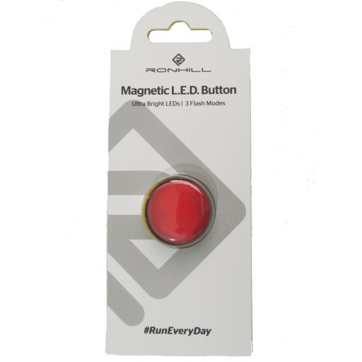 Ronhill Magnetic LED Button Extra Bright Flashing Red Light