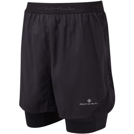 Ronhill Tech Revive Shorts | Ronhill Twin Shorts Mens - Black