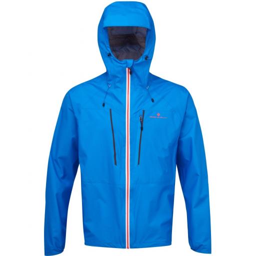 Ronhill Infinity Fortify Men's Waterproof Lightweight Running Jacket - Blue