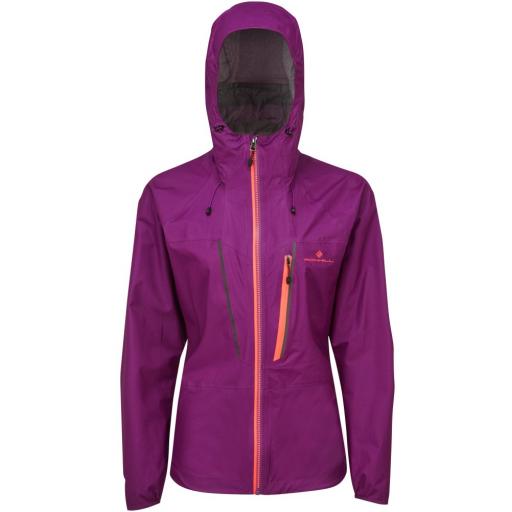 Ronhill Womens Infinity Fortify Waterproof Running Jacket - Grape