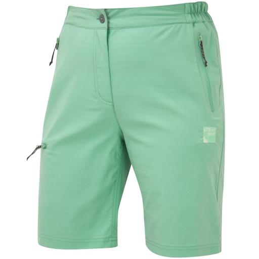 Sprayway Womens Escape Lightweight Hiking and Travel Shorts - Green