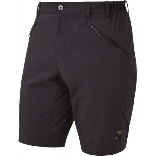 Sprayway Men's Compass Pro Hiking Shorts - Black