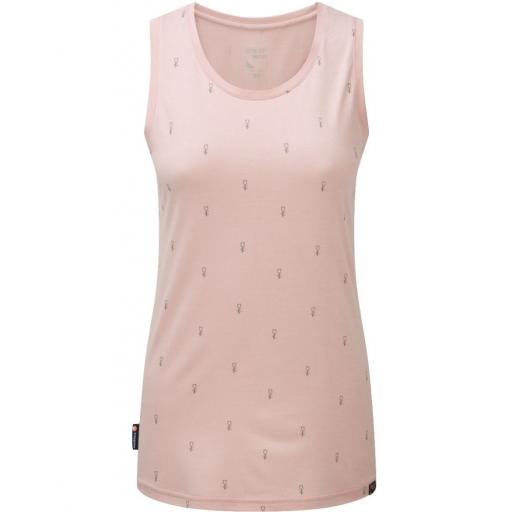 Sprayway Womens Thistle Vest Hiking & Travel Top - Pink