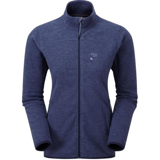 Sprayway Women's Berit Fleece Jacket Warm Hiking Top - Blue