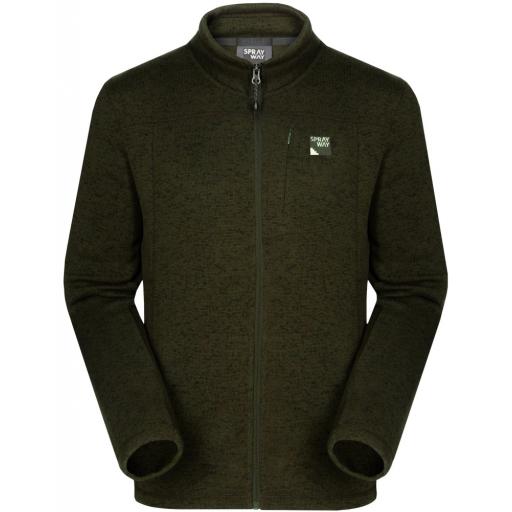 Sprayway Men's Minos Warm Fleece Jacket - Green