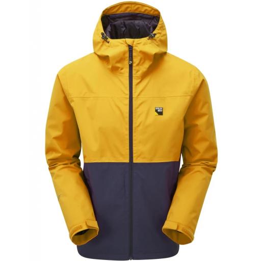 Sprayway Hergen Mens Waterproof Hiking Jacket with Hood - Yellow