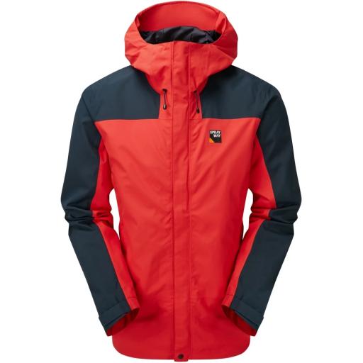 Sprayway Hain Mens Quality Waterproof Hiking Jacket - Red