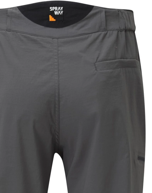 Sprayway Mens Compass Pant Carbon Grey Rear Pocket