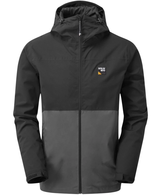 Sprayway Hergen Mens Waterproof Jacket Black_Slate