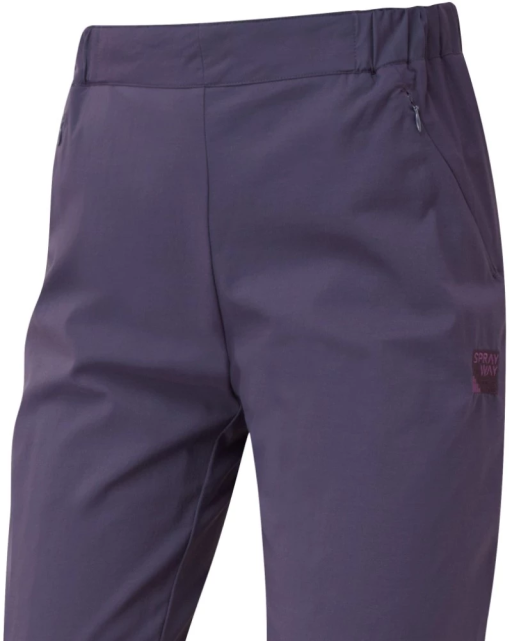 Sprayway Womens Escape Slim Pants Nightshade Purple Detail_1001.png