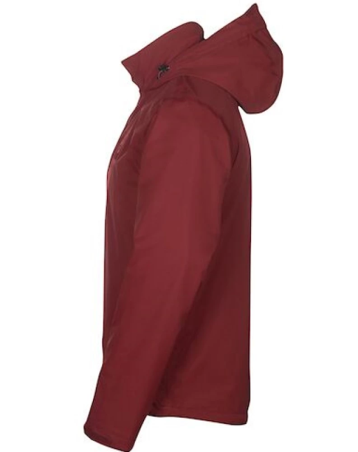 Sprayway Mezen Mens Waterproof Jacket Deep Redwood Side