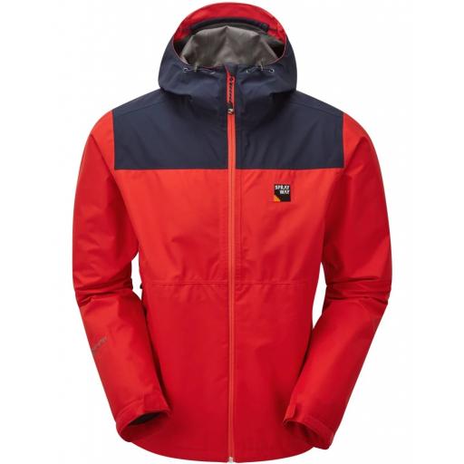 Sprayway Rask Mens Lightweight Waterproof Gore-Tex Hiking Jacket - Red