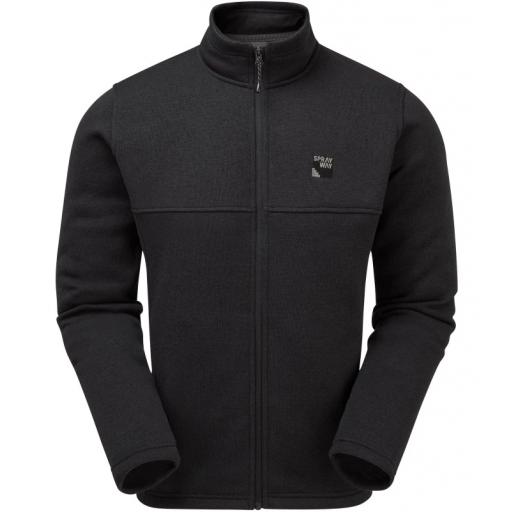 Sprayway Minos Mens Black Fleece Jacket