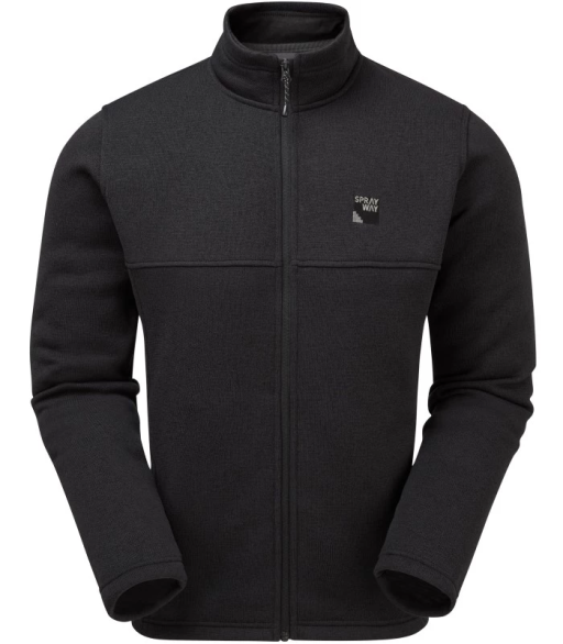 Sprayway Minos Fleece Jacket Black Front