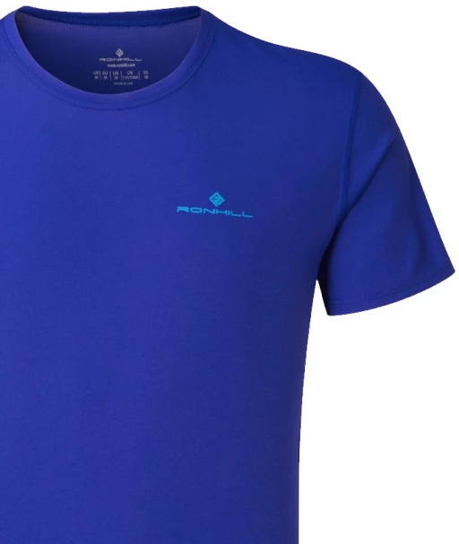 Ronhill Mens Core Short Sleeve T-Shirt Cobalt Blue Honolulu