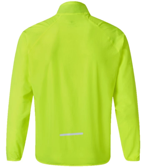 Ronhill Mens Core Wind Jacket Fluo Yellow-Black Rear