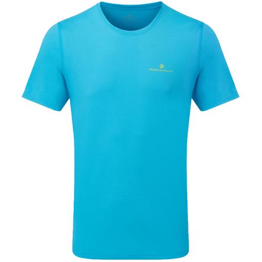 Ronhill Running Top, Core Tee Technical T-Shirt Blue