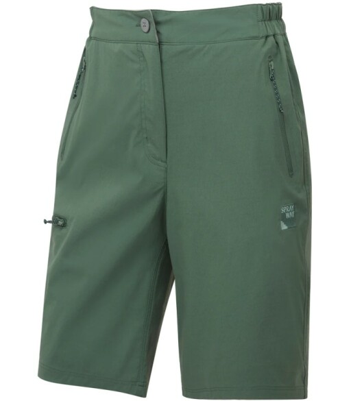 Sprayway Womenss Escape Short Conifer Green_Front_801.jpg