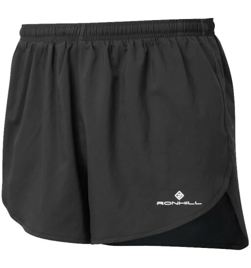 Ronhill Mens Core Racer Short Black Bright_White_Front_801W.jpg