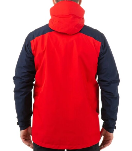 Sprayway Reaction Waterproof Jacket Long Racing Red Blazer Blue Yukon Blue MRear_801.jpg