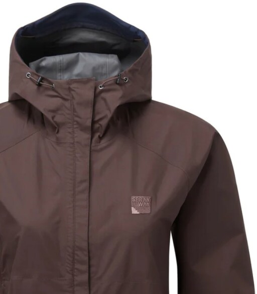 Sprayway Affric Jacket Raisin Dark Purple Detail.jpg