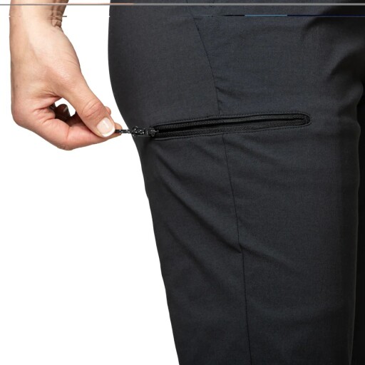 Sprayway Womens Escape Pant Black Side Zip Pocket A.jpg