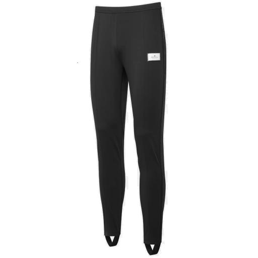 Ronhill Mens Core Heritage Trackster Running Pants - Black-Bright White
