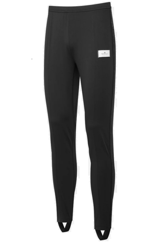 Ronhill Mens Core Heritage Trackster Black-Bright White Front W.png